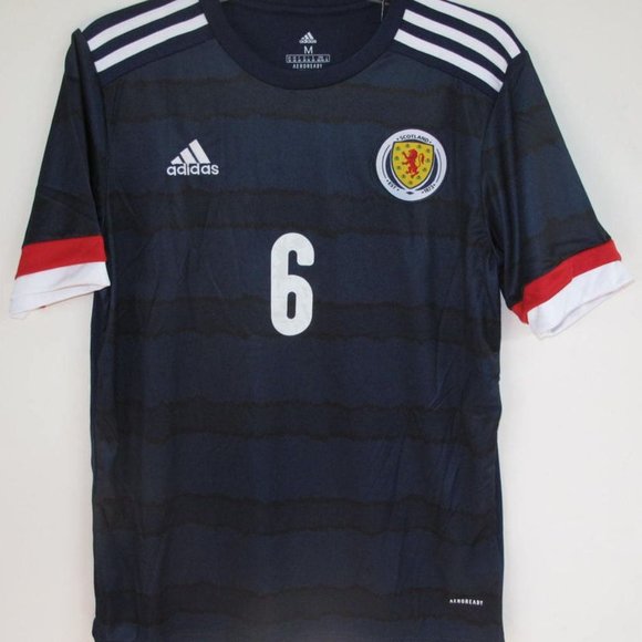 Adidas SCOTLAND National Team KIERAN TIERNEY Men's JERSEY Sz M,L,XL NEW ARSENAL - Picture 3 of 5